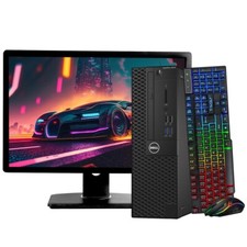 Dell Gaming PC SFF Intel i5 16GB RAM 2TB HD 128GB SSD 22 polegadas LCD Windows 10 Wi-Fi comprar usado  Enviando para Brazil