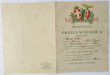 Bp69 pagella fascista usato  Tramonti