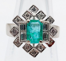 Bague fleur géométrique d'occasion  Paris II