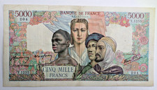 Billet 5000 francs d'occasion Billet 5000 francs d'occasion  Châteauroux