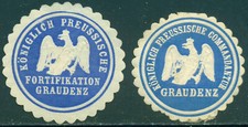 Siegelmarken königlich preuss gebraucht kaufen  Dommershausen, Lieg, Macken