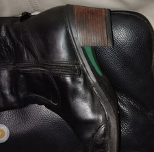 Bottes noires cuir d'occasion  Cuisery