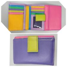 Bright multicoloured leather for sale  UK