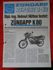 Zündapp prospekt 1982 gebraucht kaufen  Wiesloch