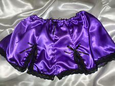 Purple satin black for sale  LEIGH