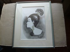 Portrait feminin design d'occasion  Chazay-d'Azergues