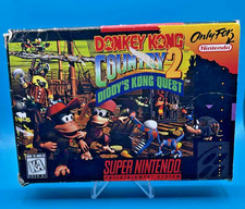 Donkey Kong Country 2 (Super Nintendo SNES 1995) Completo na Caixa Novo Na Caixa Muito Bom, usado comprar usado Donkey Kong Country 2 (Super Nintendo SNES 1995) Completo na Caixa Novo Na Caixa Muito Bom, usado comprar usado  Enviando para Brazil