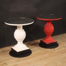Coppia tavolini design usato  Italia