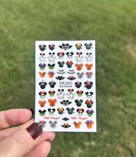 Adesivos para unhas Disney Halloween Disney nail art Mickey Mouse comprar usado  Enviando para Brazil
