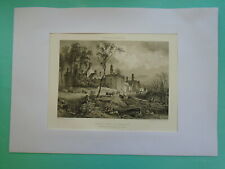 Lithographie bretagne contempo d'occasion  Tréguier