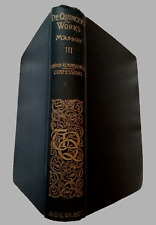 1897 thomas quincey d'occasion  Expédié en Belgium