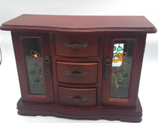 Vintage woodenjewelry box for sale  Hadley