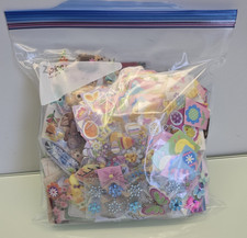 Usado, Lote de Adesivos Soltos Adesivos 3D Peças de Papel para Scrapbooking Galão Bolsa com Zíper comprar usado  Enviando para Brazil