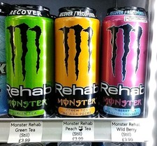 Monster rehab cans for sale  NORWICH