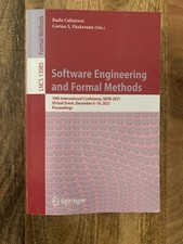 Software Engineering and Formal Methods: 19th International Conference 2021 comprar usado  Enviando para Brazil