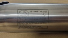 Scarico triumph sinistro usato  Minervino Murge