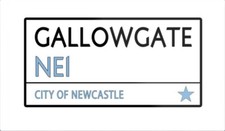 Gallowgate metal sign for sale  DUNSTABLE