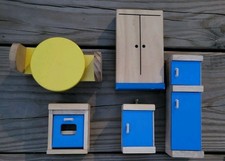 Plan Toys 7 peças conjunto de cozinha casa de bonecas de madeira em azul e amarelo. comprar usado Plan Toys 7 peças conjunto de cozinha casa de bonecas de madeira em azul e amarelo. comprar usado  Enviando para Brazil