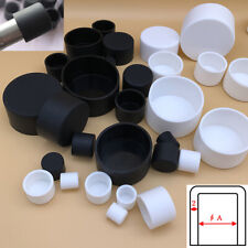 Silikon Gummi Kappe Schwarz Rund Rohrkappen Stuhlbeinkappen Endkappen 2,8-78,5mm, usado comprar usado  Enviando para Brazil