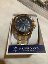 Relógio de pulso masculino ACCUTIME RELÓGIO POLO ASSN dos EUA com CAIXA ORIGINAL pode precisar de bateria, usado comprar usado  Enviando para Brazil