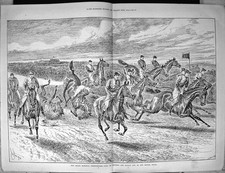 Old print 1887 for sale  UK