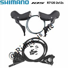 Novo conjunto de freio a disco hidráulico Shimano 105 ST-R7120+BR-R7170 bicicleta de estrada velocidade 2x12, usado comprar usado  Enviando para Brazil
