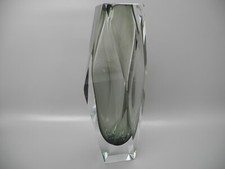 Murano blockvase grau gebraucht kaufen  Hamburg