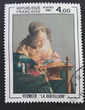 Timbre vermeer dentelliere d'occasion  Portet-sur-Garonne