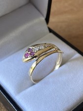 Diamond ruby vintage for sale  CANVEY ISLAND