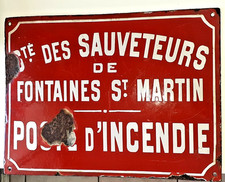 Ancienne plaque tôle d'occasion  Lyon V