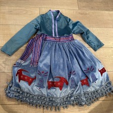 FATO DE LUXO FEMININO DISNEY FROZEN ANNA ADVENTURE TAMANHO 3 comprar usado  Enviando para Brazil