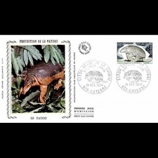 Fdc soie tatou d'occasion  Crécy-la-Chapelle