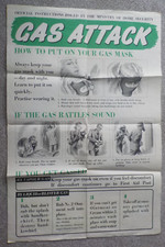 Ww11 poster gas for sale  SHEPPERTON