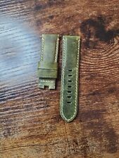 Relógio Panerai 24/22mm OEM pulseira verde militar escura para fivela de implantação  comprar usado  Enviando para Brazil
