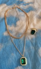 Modeschmuck set kette gebraucht kaufen  Münster