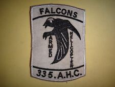 Patch da Guerra do Vietnã FALCONS da Companhia de Helicópteros de Assalto dos EUA 335th comprar usado  Enviando para Brazil