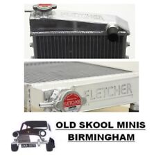 MINI RADIADOR CLÁSSICO LIGA FLETCHER 1959-92 2 NÚCLEOS MONTADO LATERAL CARB FM-AR07-2 comprar usado  Enviando para Brazil