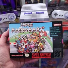 PLAYTRONIC BRASIL CONDIÇÕES COMPLETAS E INCRÍVEIS Super Mario Kart Nintendo SNES comprar usado  Brasil 