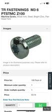 Machine screw bzp for sale  MARCH