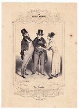 Lithographie candidat électio d'occasion  Toulouse-