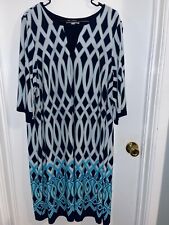 Vestido Feminino Studio One New York Plus Size - Padrão Geométrico - Tamanho 3x comprar usado  Enviando para Brazil