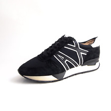 Tênis Armani Exchange cano baixo preto camurça malha masculino tamanho UE 42 EUA 9 comprar usado Tênis Armani Exchange cano baixo preto camurça malha masculino tamanho UE 42 EUA 9 comprar usado  Enviando para Brazil