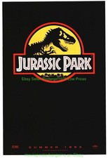 Usado, POSTER DE FILME JURASSIC PARK ORIGINAL 27x40 raro amarelo estilo avançado Spielberg! comprar usado  Enviando para Brazil