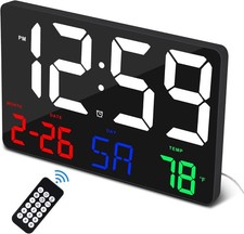 Digital wall clock for sale  PETERBOROUGH