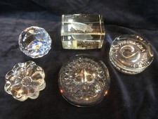 Collection glass paperweights for sale  MALDON
