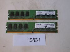 Memória RAM 3931 para desktop Crucial CT12864A667.M8FJ1 2x1Gb=2Gb PC2-5300 667Mhz DDR2, usado comprar usado  Enviando para Brazil