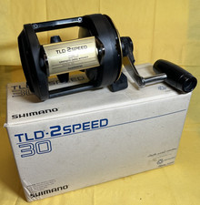 Carretel de pesca Shimano TLD 30lI 2 velocidades grande jogo trolling com caixa e conteúdo bom!, usado comprar usado  Enviando para Brazil