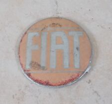 Placa emblema monograma FIAT logotipo carro automóvel antigo vintage Itália metal comprar usado  Enviando para Brazil