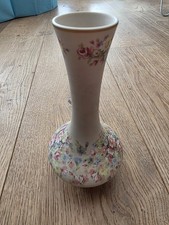 Ceramic floral vase for sale  UCKFIELD