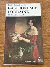 Recueil gastronomie lorraine d'occasion  Agen